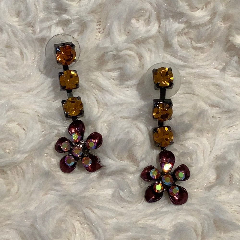 Chico’s Floral Drop Earrings